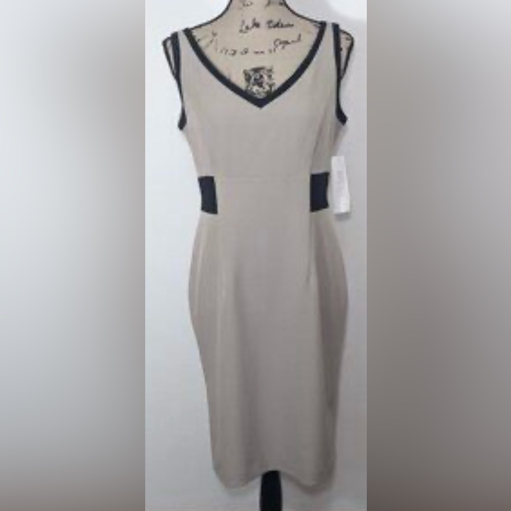 V neck dress